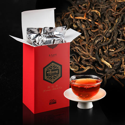 【群友专属】茶马世家 慢时光云南 特级滇红茶 100g 商品图5