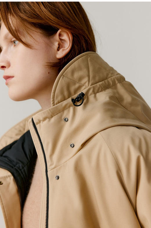 【高品质私服】【小禾同款经典工装风派克时装羽绒服】90白鹅绒，防风，防钻绒级别，品质佳，弹性足，保暖性强【无标出货 介意慎拍】 商品图12