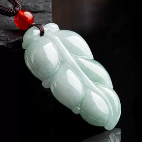 金枝玉叶翡翠平安扣 手感舒适 光泽亮丽