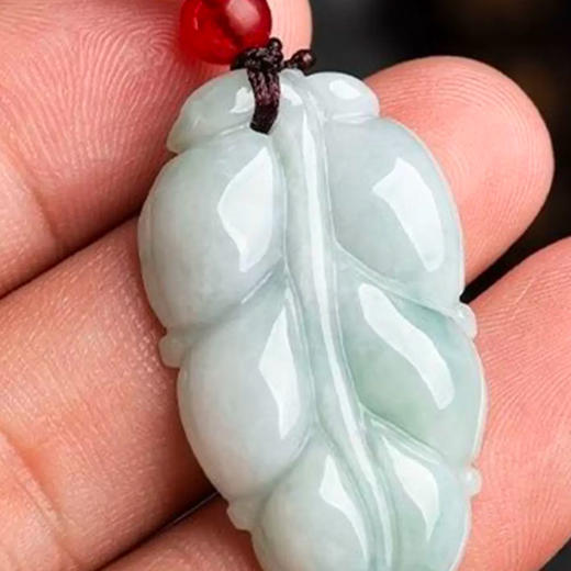 金枝玉叶翡翠平安扣 手感舒适 光泽亮丽 商品图2
