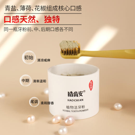 【陈修园古方】皓齿安植物洁牙粉50克/80克 商品图2