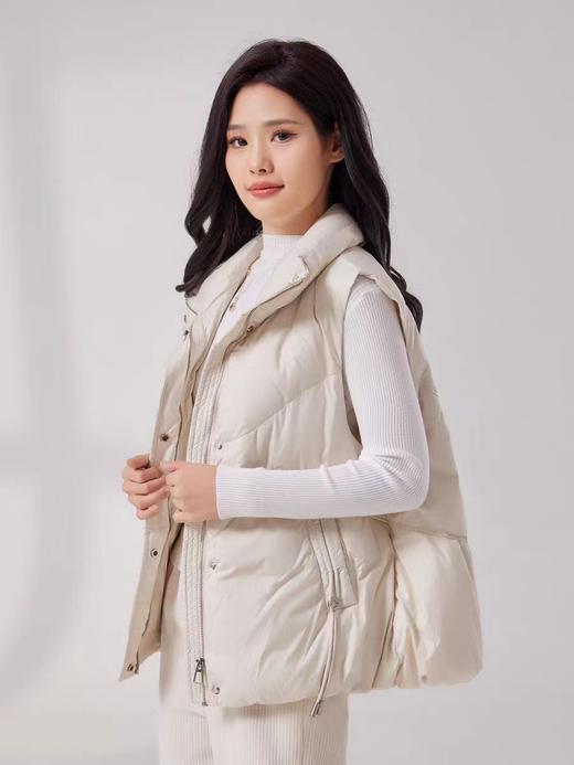 D6233         时尚气质休闲立领百搭羽绒马甲外套（特价不退换） 商品图2