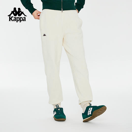 Kappa卡帕复古休闲裤2024新款女运动裤针织长裤小脚卫裤K0E22AK10 商品图1