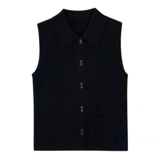 【现货】【搭配伴侣】四季可穿 衬衫领针织背心H241050258【金猪甄选】 商品图1