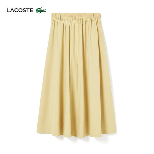 【海南专供价】Lacoste法国鳄鱼女装新款经典简约百褶半身裙裙子JF3876-98 商品图1