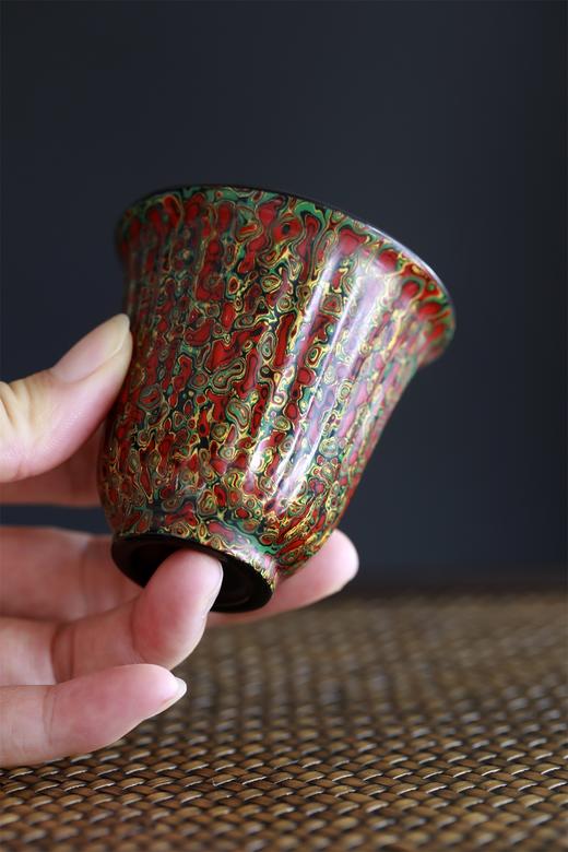 大漆银杯°闻香杯（漆纹随机） 商品图10