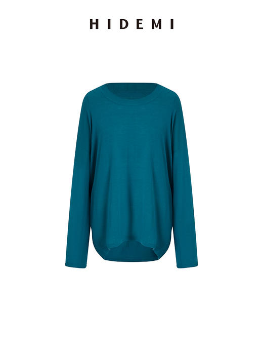 HIDEMI “我们的第一件龟背T”系列美利奴羊毛基础款简约柔软圆领打底衫 商品图12