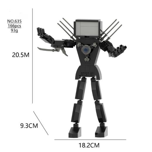马桶人积木兼容乐高Skibidi toilet马桶人VS监控人积木泰坦音响人 商品图9