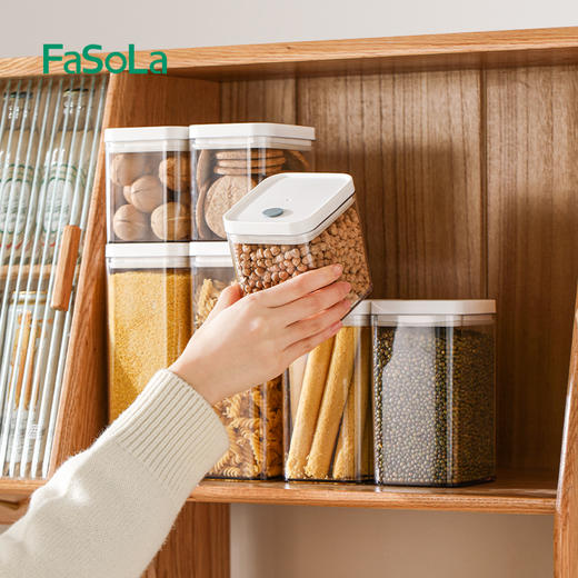 FaSoLa面条收纳盒厨房挂面桶干货意面储存储物罐五谷杂粮密封罐 商品图5
