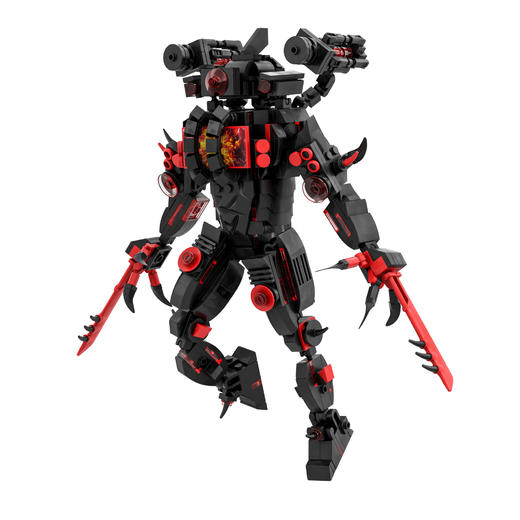 马桶人积木兼容乐高Skibidi toilet马桶人VS监控人积木泰坦音响人 商品图10