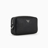 EMPORIO ARMANI 阿玛尼 男士再生 Saffiano 皮革鹰牌徽标手包 黑色 Y4R356 Y138E 81072 商品缩略图1