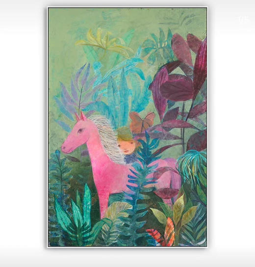 忻洛汀《乘春逐想》版画 商品图0
