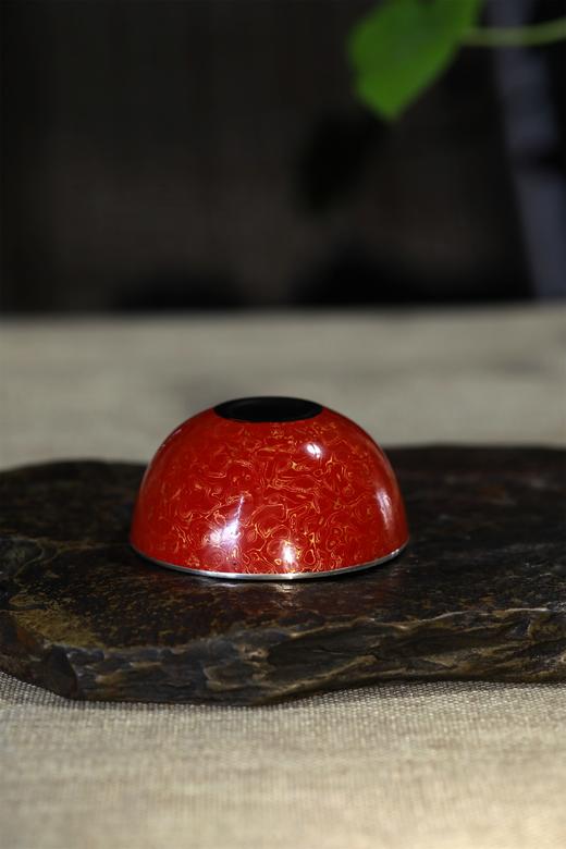 大漆银杯°压手杯（漆纹随机） 商品图1