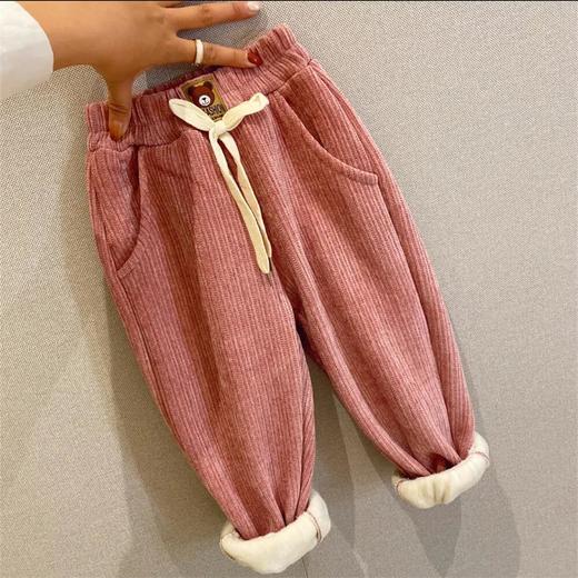 【GZ】无忧购儿童秋冬休闲一体绒裤直筒束脚/阔腿裤3473/3504（截单后7天发货)25年清仓捡漏 商品图6