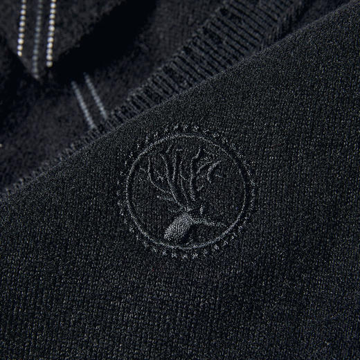 27DKTD9106【海利绒面料】罗蒙速暖绒内里加绒假两件衬衫领针织衫男士毛衣男衬衫 商品图9