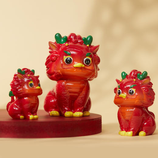 牛首山文创龙喜乐摆件国风禅意摆件书房客厅装饰品南京文旅纪念品 商品图2