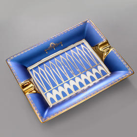 【清仓特惠3折，仅2件，无货退款】诺轩ins北欧陶瓷烟灰缸创意家用客厅 欧式个性潮流办公室大号烟缸