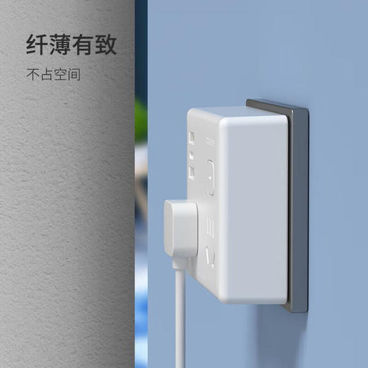 飞利浦（PHILIPS）魔方插座转换器/86型转换插座插头/USB+Typec插座扩展/一转多插座/多功能插座SPB4040W/93 商品图4
