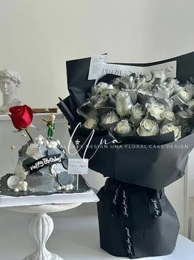 黑巢- 深情小王子生日蛋糕