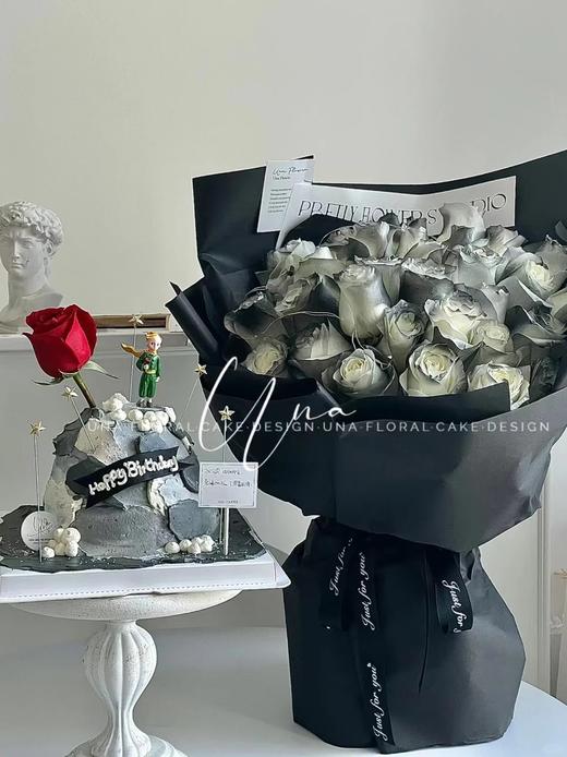 黑巢- 深情小王子生日蛋糕 商品图0