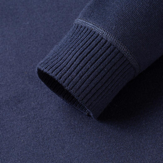 27DKYP2712【加绒加厚】罗蒙秋冬含羊毛t恤男长袖polo衫男加绒休闲毛衣男士针织衫 商品图6