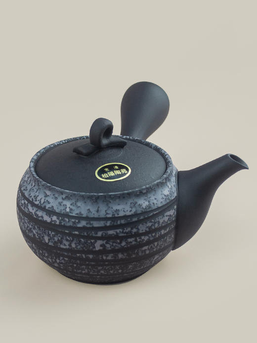 麦吉日本进口常滑烧雪迹侧把急须茶壶日式泡茶复古家用茶具带过滤 商品图2
