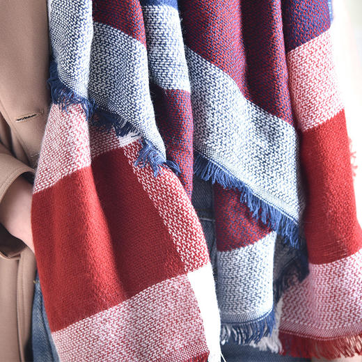 SAINT L’UCK/圣媛经典格纹围巾SA317W01 商品图4
