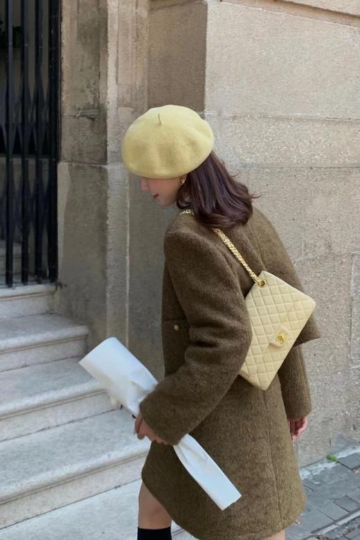 Le Malene 气质圆领咖啡色小香风外套 17450 商品图4