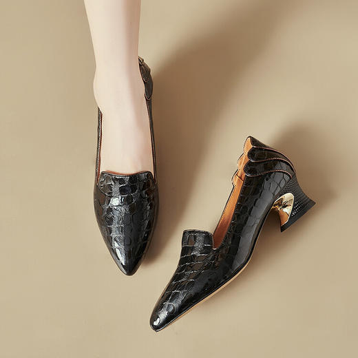 低帮时装鞋，高品质小众轻奢单鞋SY&63011 商品图4