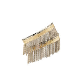 北京仓｜Marie Laure Chamorel-DOUBLE WRAP LIGHT GOLD-淡金色 编织 双层 手链［法国设计师］