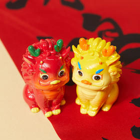 牛首山文创龙喜乐摆件国风禅意摆件书房客厅装饰品南京文旅纪念品