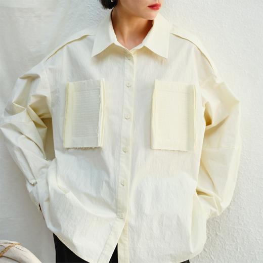 LIYIHAN书页口袋衬衫Y241C01570 商品图0