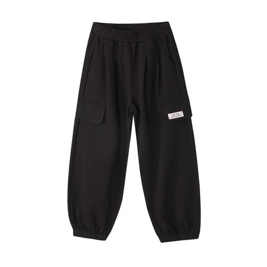 笛莎DEESHA童装女童裤子2024春季新款宽松休闲工装裤 商品图4