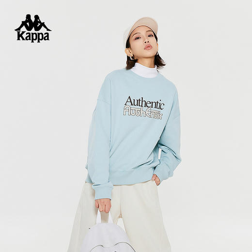 Kappa卡帕套头衫2024新款女春字母运动卫衣休闲圆领长袖K0E22WT71 商品图0
