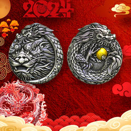 【中国金币】2024龙年（甲辰）生肖圆形纪念章·护身佛生肖大铜章