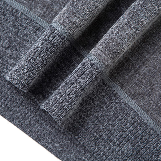 【加绒加厚】罗蒙秋冬雪尼尔假两件针织衫男士衬衫领商务毛衣男士针织衫 商品图6