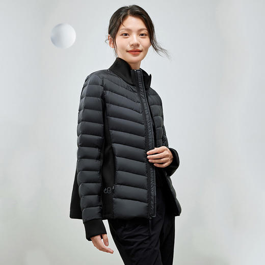 丁摩 90白鹅绒服轻薄羽绒服女款立领K2327-DR299-WX096 商品图7