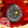 【中国金币】2024龙年（甲辰）生肖圆形纪念章·护身佛生肖大铜章 商品缩略图4