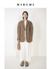 HIDEMI极简立裁设计感弧形肩袖腰带式宽松西装 商品缩略图10