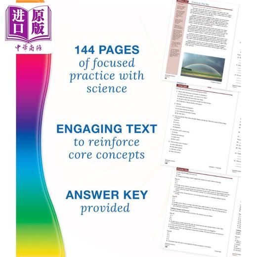【中商原版】Carson Dellosa Spectrum Science Grade 3 光谱练习册 科学系列 3年级 8-9岁 小学三年级 美国CarsonDellosa 商品图4