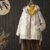 福利款~丁摩 中长款轻薄羽绒服白鸭绒外套WYC014 商品缩略图1