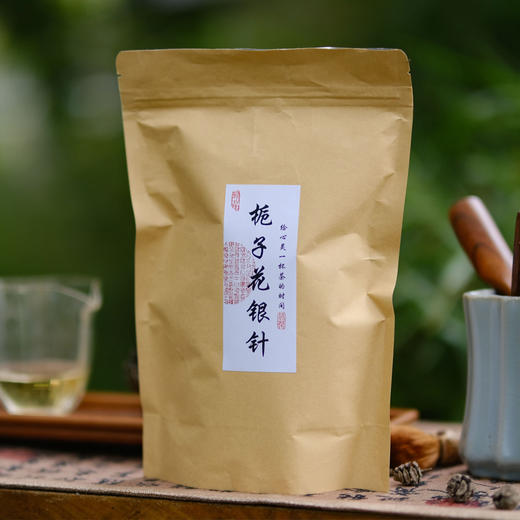 【栀子花银针（白茶）】古法纯手工私茶 福鼎白毫银针+栀子花 茶香悠长 花香浓郁 商品图5
