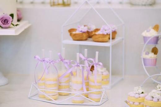 紫罗兰系优雅甜品台 商品图1