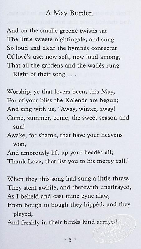 【中商原版】Collectors Library系列 关于鸟类的诗歌 Poems About Birds 英文原版 H J Massingham 赞美鸟儿 商品图5