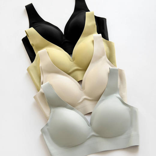 【109号】女士经典性感深V太空舱无痕无钢圈内衣文胸 商品图1