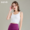 SANDI品牌美背裸感磨毛瑜伽背心SU21A04 商品缩略图4