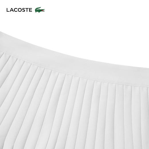 【海南专供价】Lacoste法国鳄鱼女装新款纯色通勤百褶半身裙裙子JF7104-10 商品图4