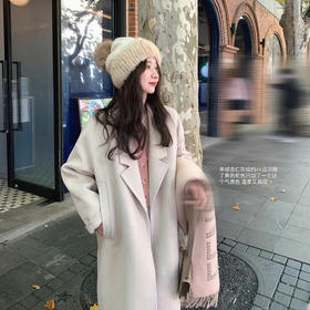 金蘑菇菇 黑标羊绒 纽约大衣 / 经典永存   松弛感羊绒大衣呢外套