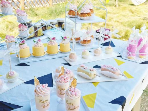 纯真粉色系花朵甜品台 商品图4