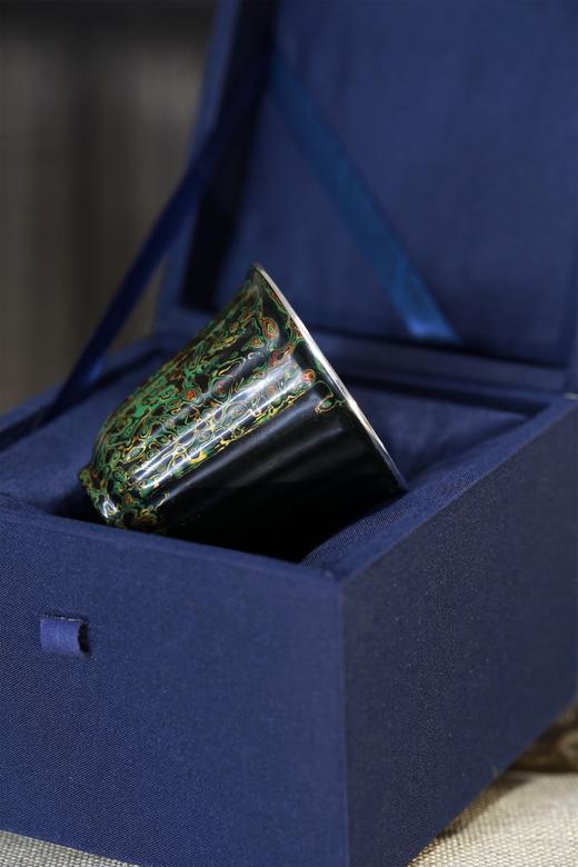 大漆银杯°闻香杯（漆纹随机） 商品图7